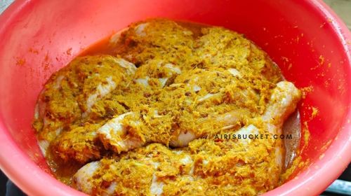 cara buat ayam berempah serdak banyak